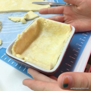 cute pie crust ready to be filled