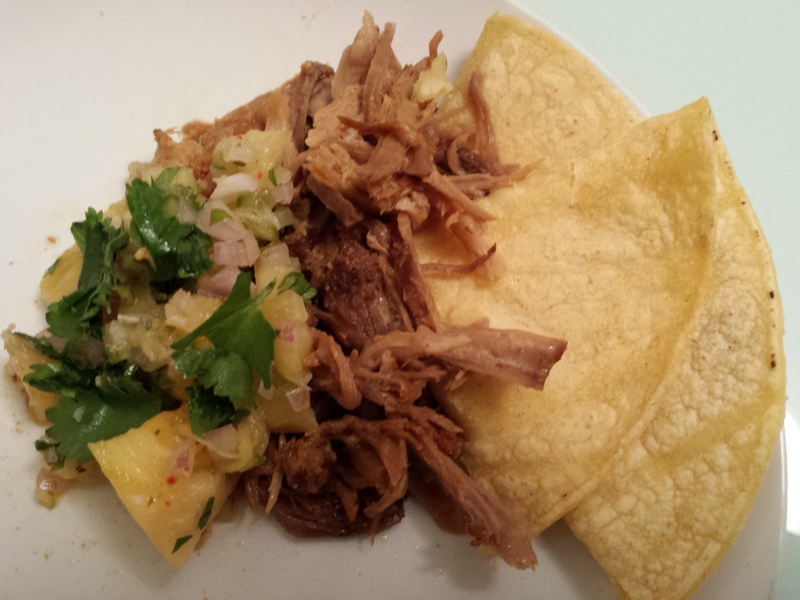 Pineapple Pulled Pork Tacos Al Pastor