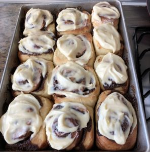 Frosted Cinnamon Rolls